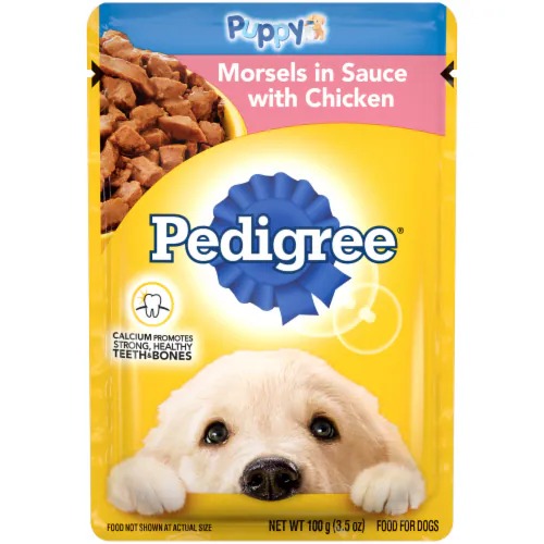 Pedigree Puppy Chunks In Gravy Chicken 100G