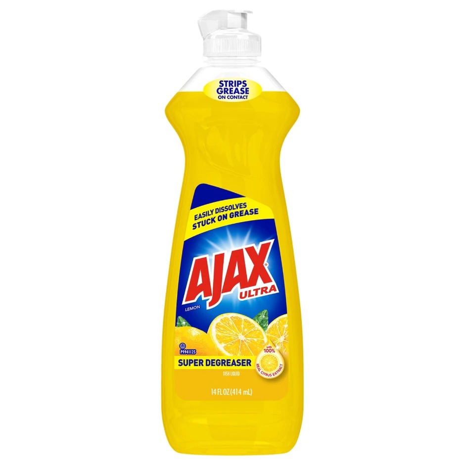Ajax Dishwashing Lemon 414ML