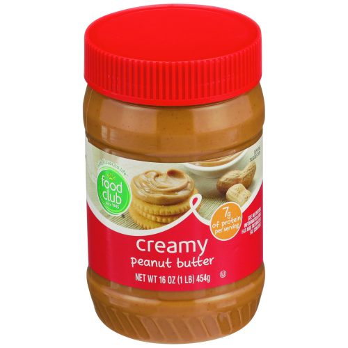 Food Club Peanut Butter Creamy 454G