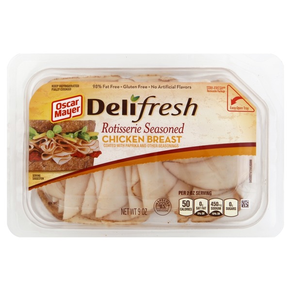 Oscar Mayer Dried Fresh Rotisserie Chicken Breast 255G