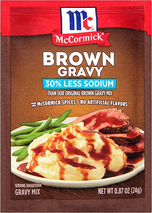 Mccormick Gravy Low Sodium 24G