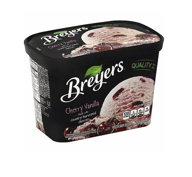 Breyers Cherry Vanilla Ice Cream 1.4L