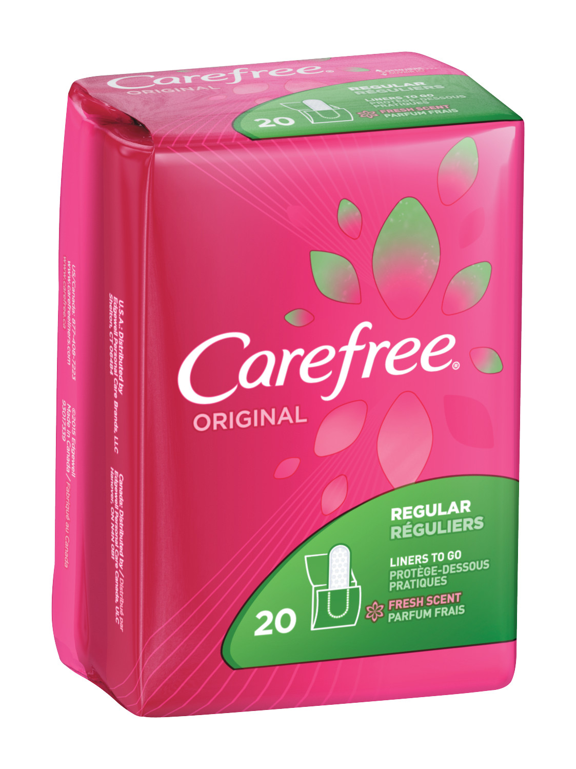 Carefree Original Regular Fresh Scent 20X (Each)