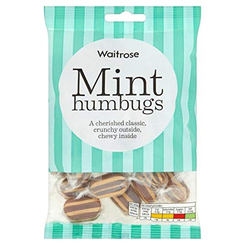 Waitrose Mint Humbugs 225G