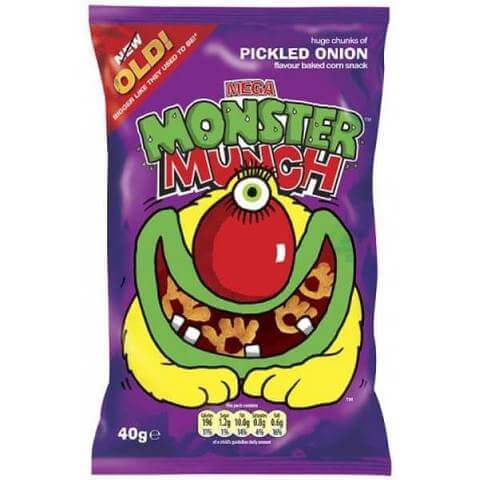 Monster Munch Mega Pickled Onion 40G