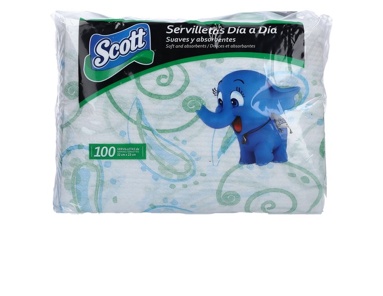 Scott Value Napkins Deco 100X (Each)