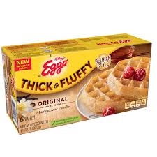 Eggo Waffles Thick & Fluffy Cinnamon 329G