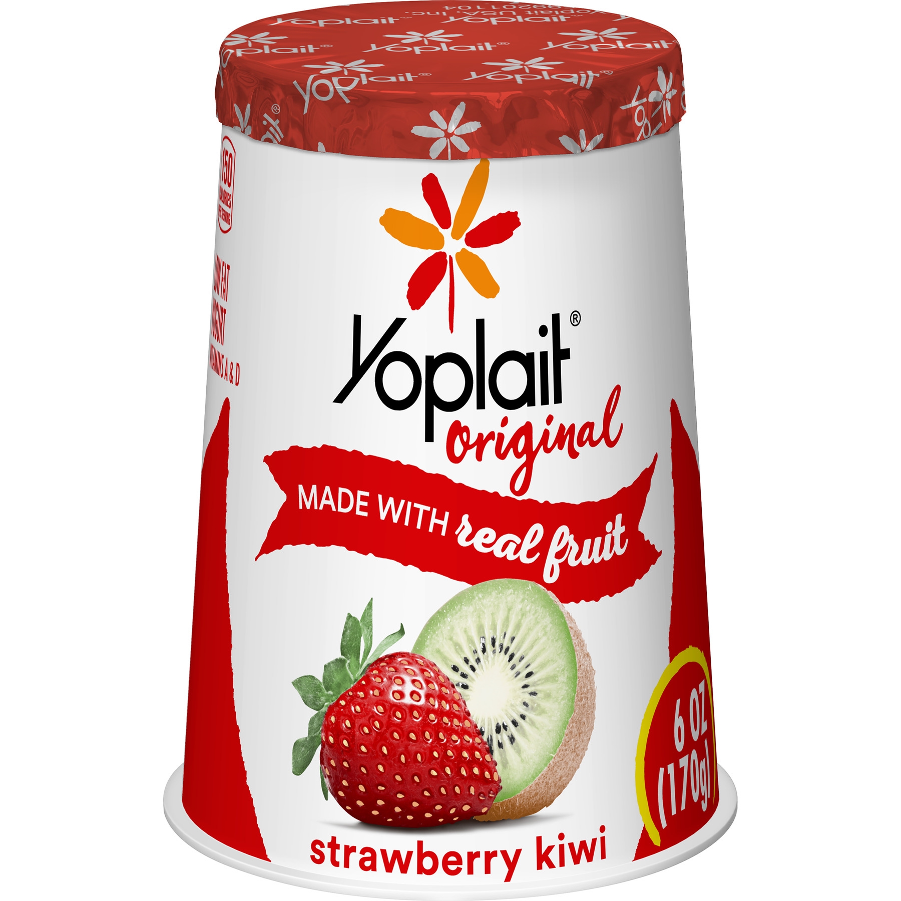 Yoplait Strawberry Kiwi Yogurt 170G