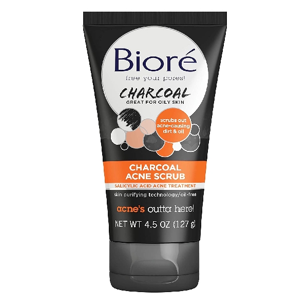 Biore Charcoal Acne Scrub 127G