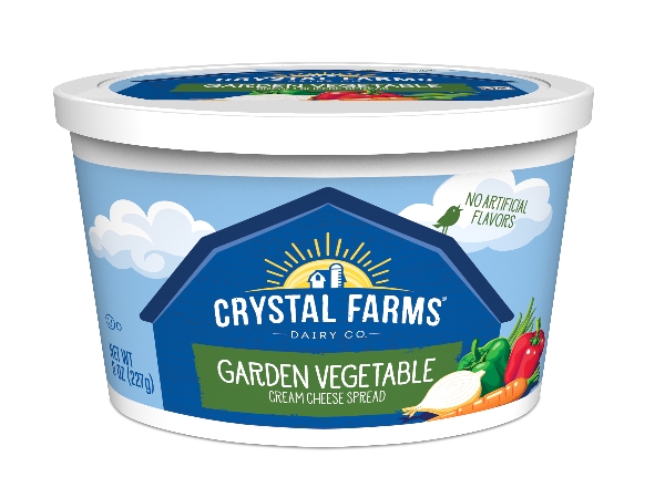 Crystal Farm Garden Vegetable Cream Cheese 227G